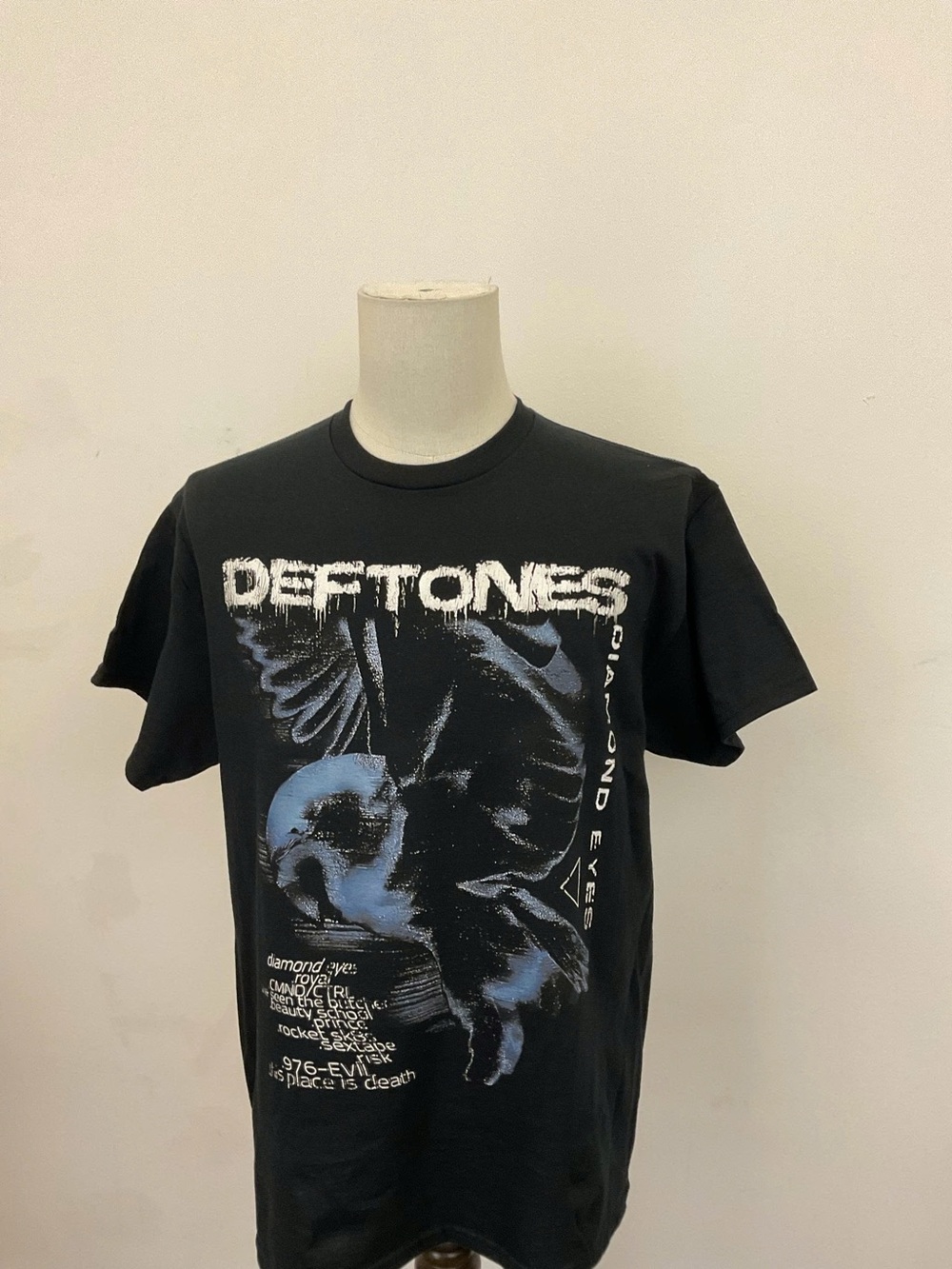 Graphic Deftones Band T-Shirt - Black
